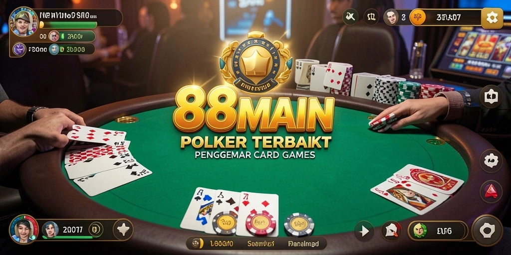 Screenshot dari gameplay seru Poker di 88MAIN.
