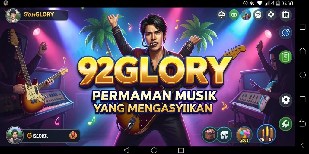 Tampilan gameplay 92GLORY yang seru dan imersif.