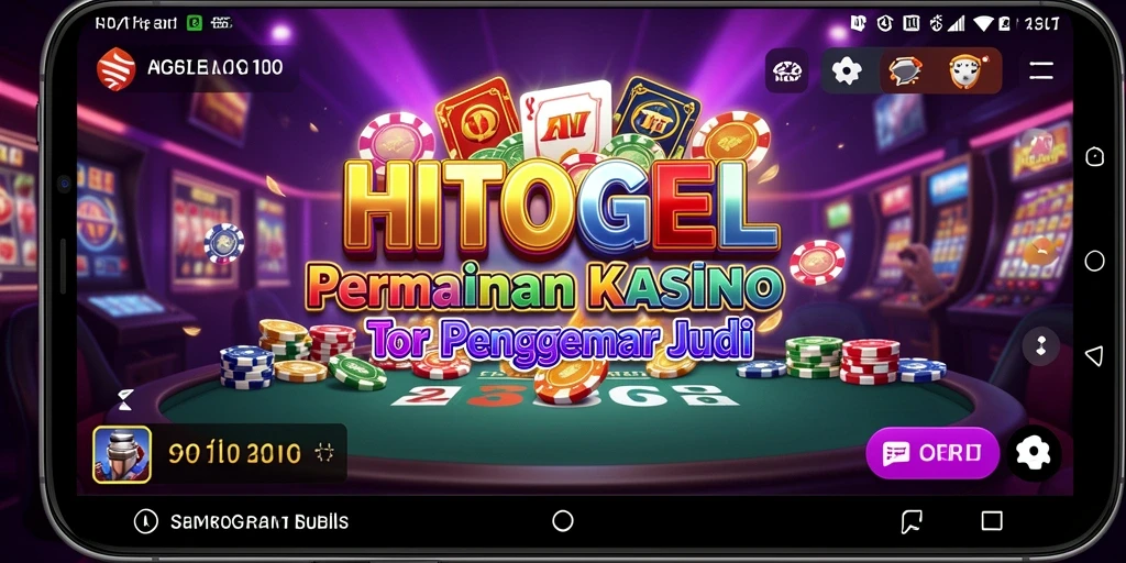 Screenshot gameplay <strong>HITOGEL</strong> menampilkan berbagai jenis permainan Kasino yang mengasyikkan.