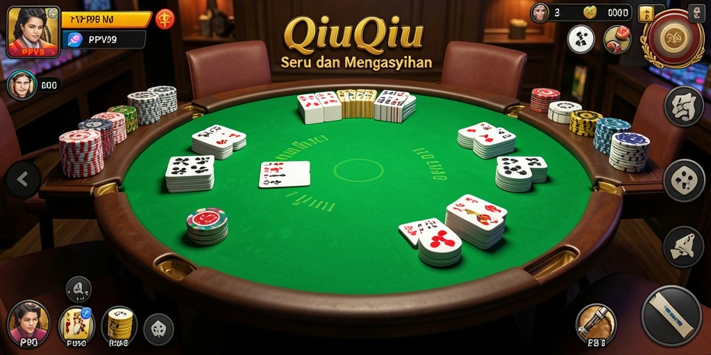 Gameplay QiuQiu yang seru dalam PPV99 dengan grafis menarik.